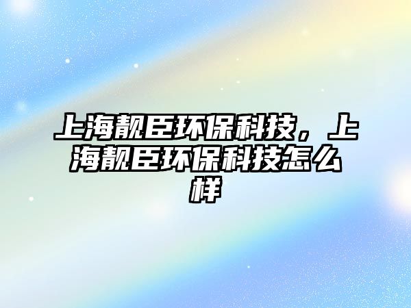 上海靚臣環(huán)?？萍迹虾ｌn臣環(huán)?？萍荚趺礃? class=