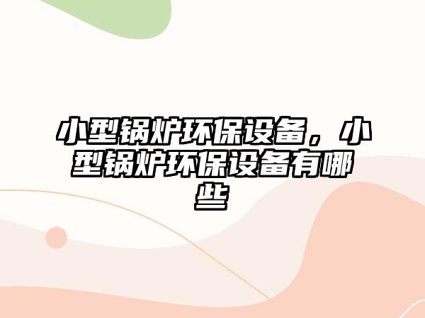小型鍋爐環(huán)保設備，小型鍋爐環(huán)保設備有哪些