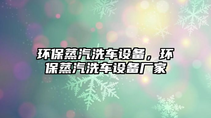 環(huán)保蒸汽洗車設(shè)備，環(huán)保蒸汽洗車設(shè)備廠家