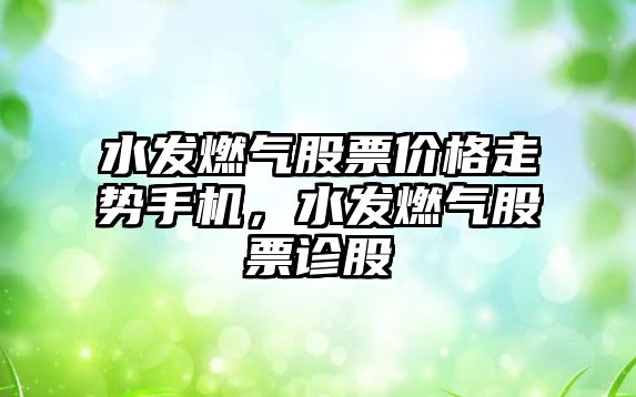 水發(fā)燃?xì)夤善眱r格走勢手機，水發(fā)燃?xì)夤善痹\股