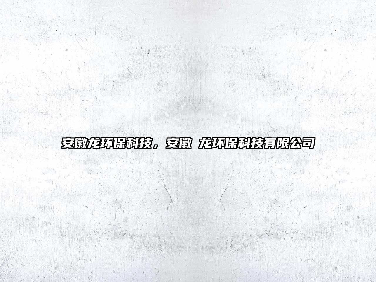 安徽龍環(huán)保科技，安徽燚龍環(huán)?？萍加邢薰? class=