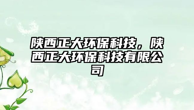 陜西正大環(huán)?？萍?，陜西正大環(huán)?？萍加邢薰?/> 
									</a>
									<h4 class=