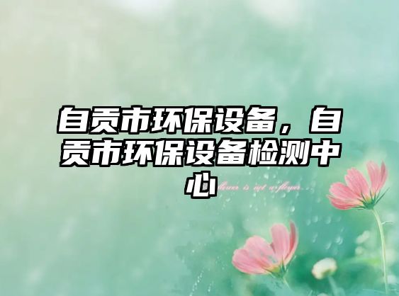 自貢市環(huán)保設(shè)備，自貢市環(huán)保設(shè)備檢測中心