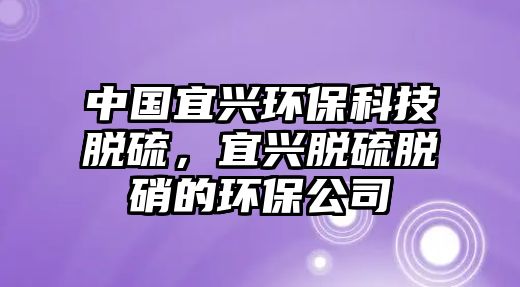 中國宜興環(huán)?？萍济摿颍伺d脫硫脫硝的環(huán)保公司