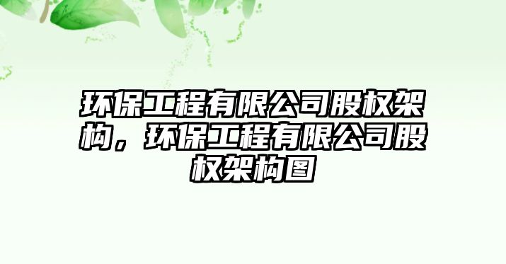 環(huán)保工程有限公司股權(quán)架構(gòu)，環(huán)保工程有限公司股權(quán)架構(gòu)圖
