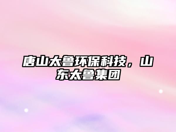 唐山太魯環(huán)?？萍?，山東太魯集團