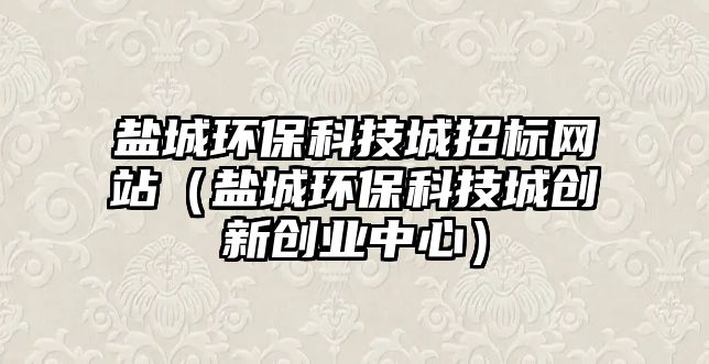 鹽城環(huán)?？萍汲钦袠?biāo)網(wǎng)站（鹽城環(huán)?？萍汲莿?chuàng)新創(chuàng)業(yè)中心）