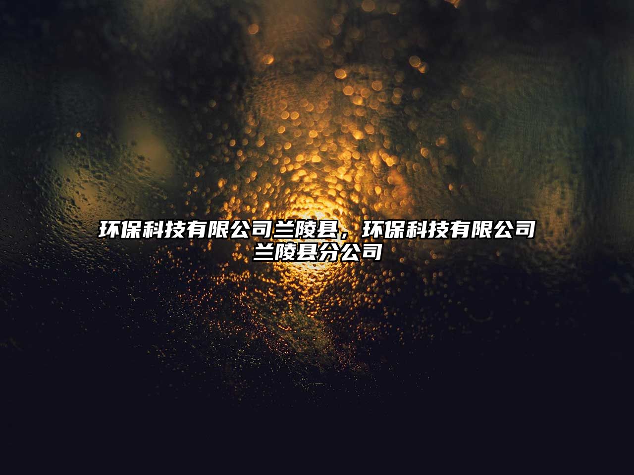 環(huán)?？萍加邢薰咎m陵縣，環(huán)?？萍加邢薰咎m陵縣分公司