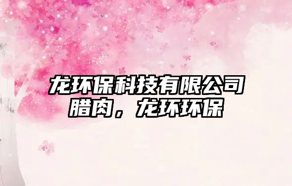 龍環(huán)?？萍加邢薰九D肉，龍環(huán)環(huán)保