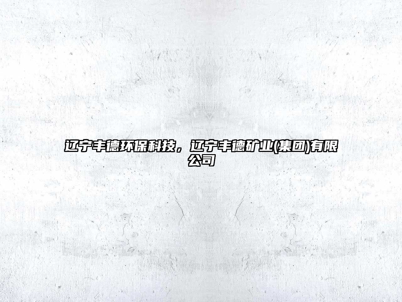 遼寧豐德環(huán)保科技，遼寧豐德礦業(yè)(集團(tuán))有限公司