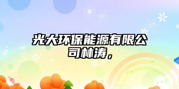 光大環(huán)保能源有限公司林濤，