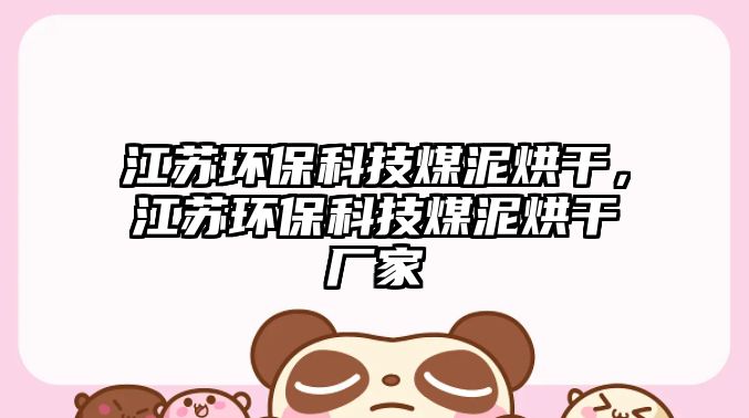 江蘇環(huán)保科技煤泥烘干，江蘇環(huán)?？萍济耗嗪娓蓮S家