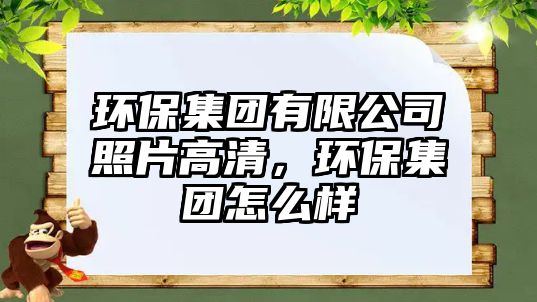 環(huán)保集團(tuán)有限公司照片高清，環(huán)保集團(tuán)怎么樣