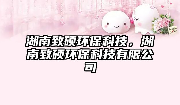 湖南致碩環(huán)?？萍?，湖南致碩環(huán)?？萍加邢薰?/> 
									</a>
									<h4 class=