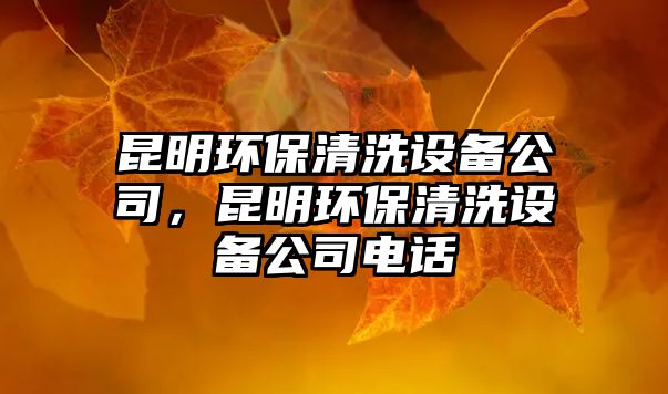 昆明環(huán)保清洗設(shè)備公司，昆明環(huán)保清洗設(shè)備公司電話