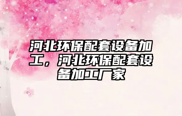 河北環(huán)保配套設(shè)備加工，河北環(huán)保配套設(shè)備加工廠家