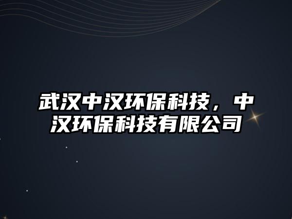武漢中漢環(huán)?？萍迹袧h環(huán)?？萍加邢薰?/> 
									</a>
									<h4 class=