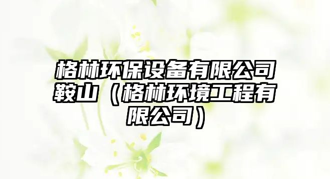 格林環(huán)保設備有限公司鞍山（格林環(huán)境工程有限公司）