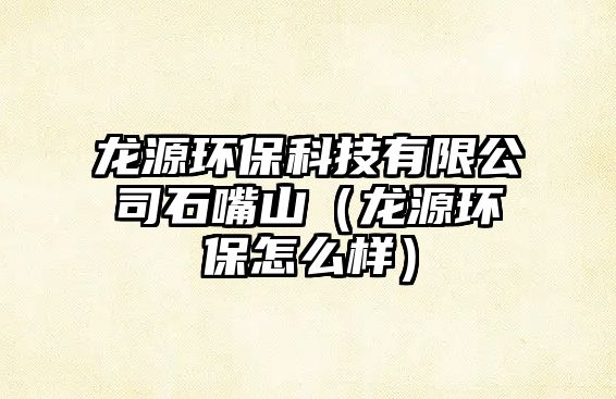 龍?jiān)喘h(huán)保科技有限公司石嘴山（龍?jiān)喘h(huán)保怎么樣）
