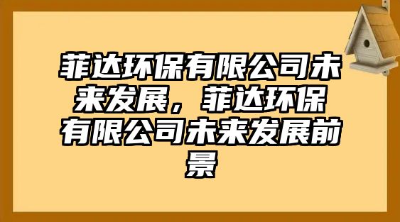 菲達(dá)環(huán)保有限公司未來發(fā)展，菲達(dá)環(huán)保有限公司未來發(fā)展前景