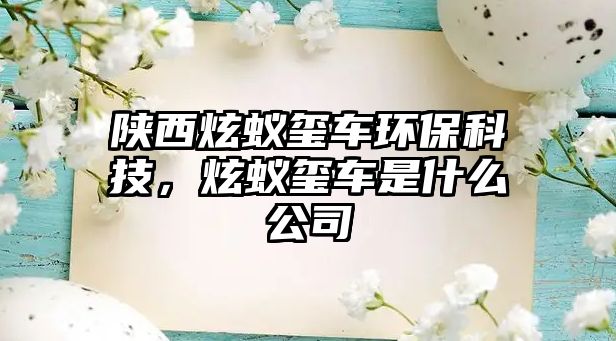 陜西炫蟻璽車環(huán)?？萍迹畔伃t車是什么公司