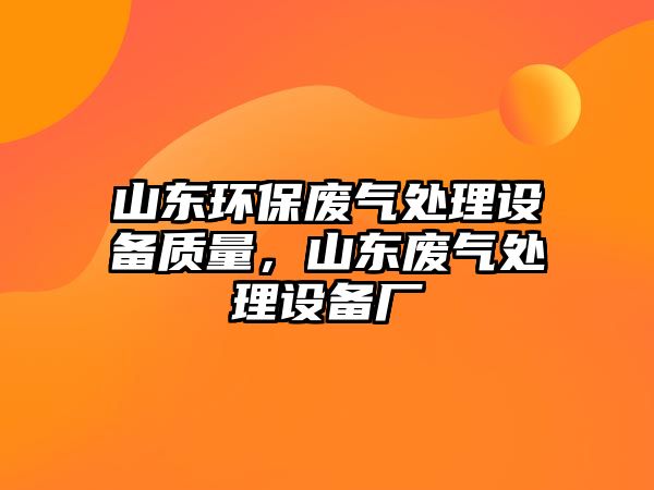 山東環(huán)保廢氣處理設(shè)備質(zhì)量，山東廢氣處理設(shè)備廠