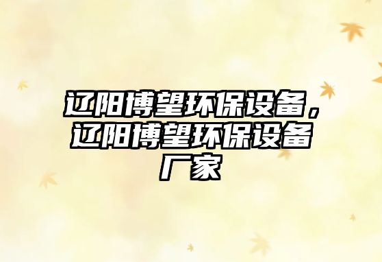 遼陽博望環(huán)保設(shè)備，遼陽博望環(huán)保設(shè)備廠家