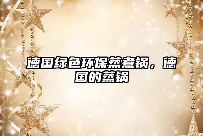 德國綠色環(huán)保蒸煮鍋，德國的蒸鍋