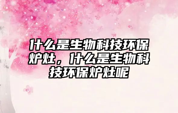 什么是生物科技環(huán)保爐灶，什么是生物科技環(huán)保爐灶呢