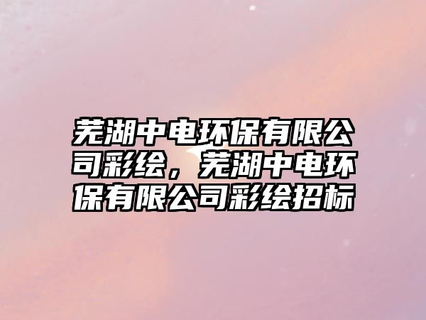 蕪湖中電環(huán)保有限公司彩繪，蕪湖中電環(huán)保有限公司彩繪招標(biāo)