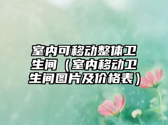 室內(nèi)可移動(dòng)整體衛(wèi)生間（室內(nèi)移動(dòng)衛(wèi)生間圖片及價(jià)格表）