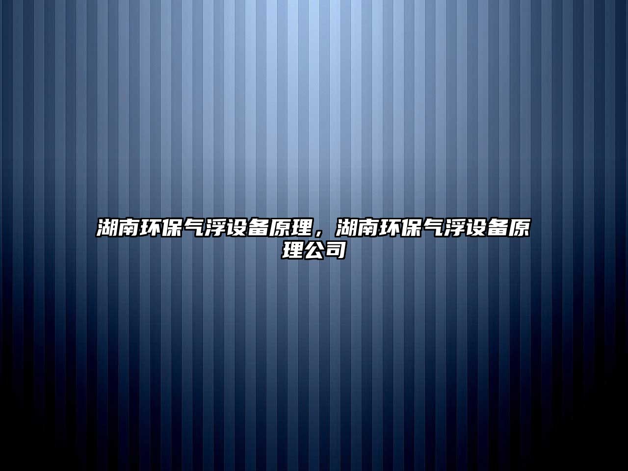 湖南環(huán)保氣浮設(shè)備原理，湖南環(huán)保氣浮設(shè)備原理公司