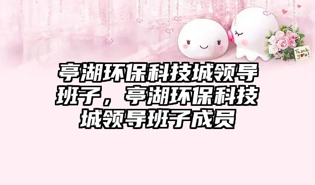 亭湖環(huán)?？萍汲穷I(lǐng)導(dǎo)班子，亭湖環(huán)?？萍汲穷I(lǐng)導(dǎo)班子成員
