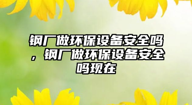 鋼廠做環(huán)保設(shè)備安全嗎，鋼廠做環(huán)保設(shè)備安全嗎現(xiàn)在