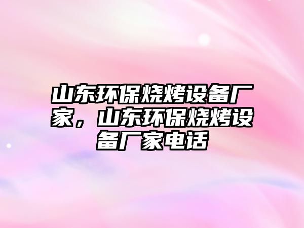 山東環(huán)保燒烤設(shè)備廠家，山東環(huán)保燒烤設(shè)備廠家電話
