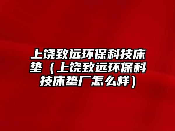 上饒致遠(yuǎn)環(huán)?？萍即矇|（上饒致遠(yuǎn)環(huán)?？萍即矇|廠怎么樣）