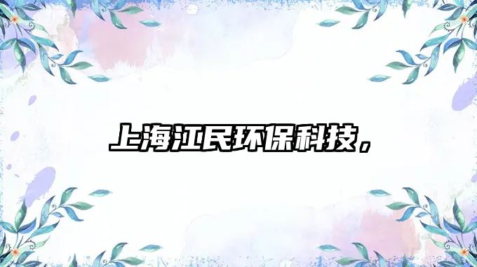 上海江民環(huán)?？萍?，