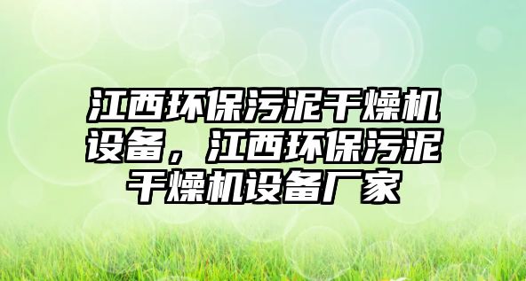 江西環(huán)保污泥干燥機(jī)設(shè)備，江西環(huán)保污泥干燥機(jī)設(shè)備廠家