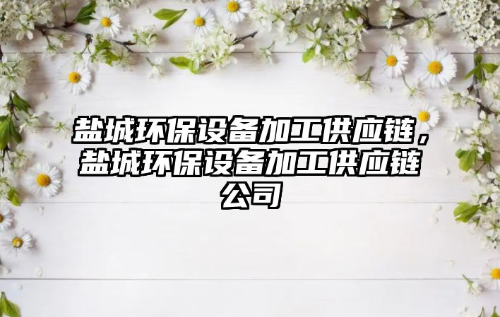 鹽城環(huán)保設(shè)備加工供應(yīng)鏈，鹽城環(huán)保設(shè)備加工供應(yīng)鏈公司