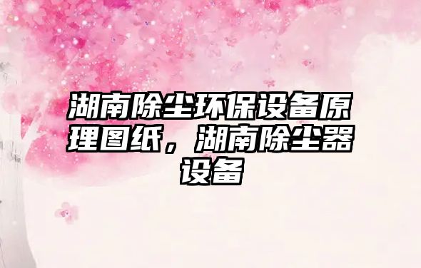 湖南除塵環(huán)保設(shè)備原理圖紙，湖南除塵器設(shè)備