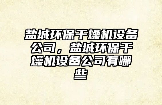 鹽城環(huán)保干燥機設(shè)備公司，鹽城環(huán)保干燥機設(shè)備公司有哪些