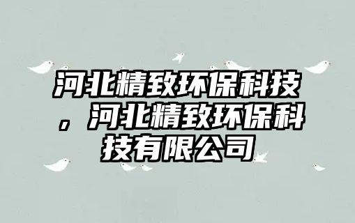 河北精致環(huán)?？萍迹颖本颅h(huán)?？萍加邢薰? class=
