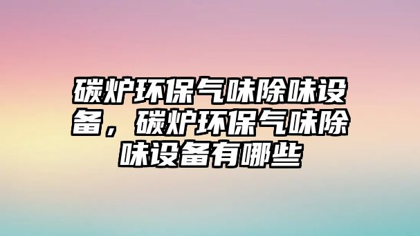 碳爐環(huán)保氣味除味設(shè)備，碳爐環(huán)保氣味除味設(shè)備有哪些