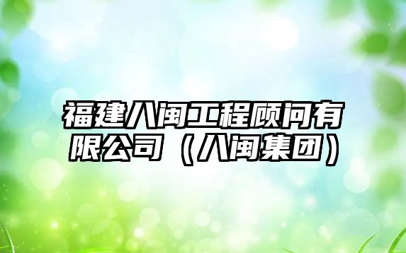 福建八閩工程顧問有限公司（八閩集團(tuán)）