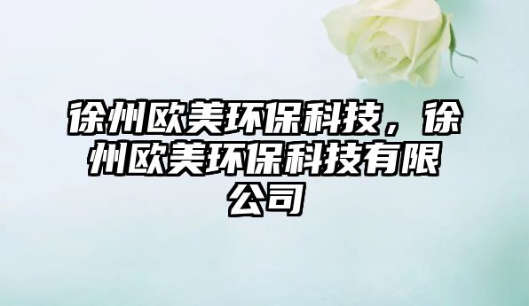 徐州歐美環(huán)?？萍迹熘輾W美環(huán)?？萍加邢薰?/> 
									</a>
									<h4 class=