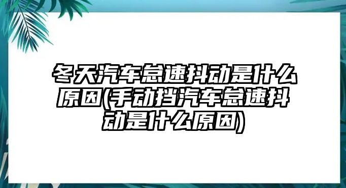 冬天汽車怠速抖動是什么原因(手動擋汽車怠速抖動是什么原因)
