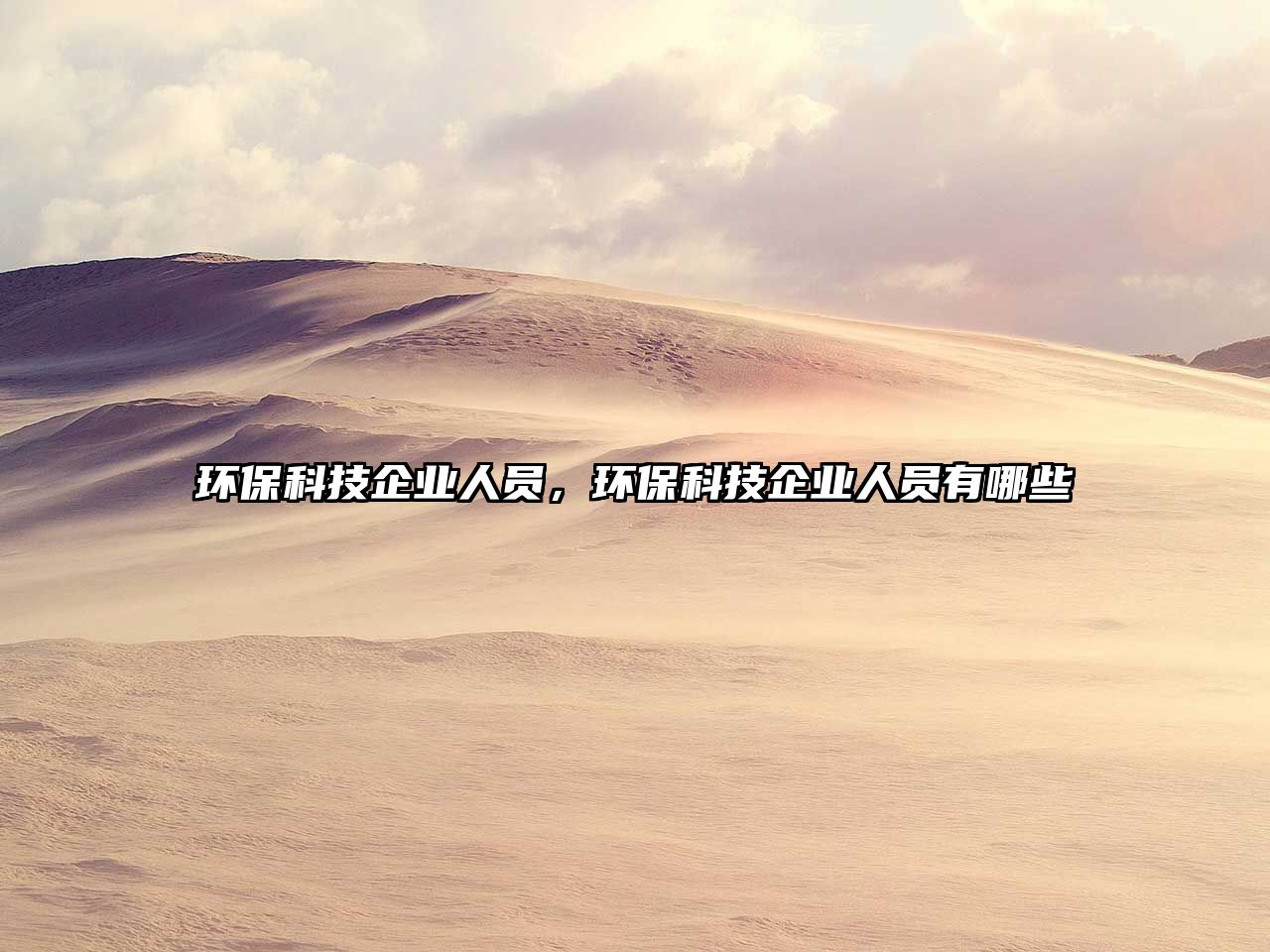 環(huán)?？萍计髽I(yè)人員，環(huán)?？萍计髽I(yè)人員有哪些
