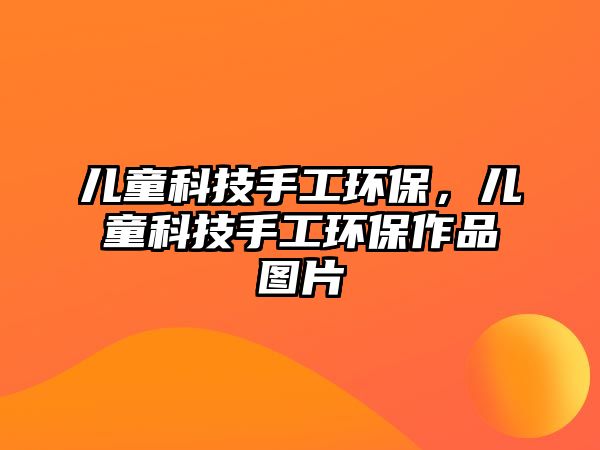 兒童科技手工環(huán)保，兒童科技手工環(huán)保作品圖片