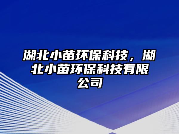 湖北小苗環(huán)?？萍?，湖北小苗環(huán)?？萍加邢薰?/> 
									</a>
									<h4 class=