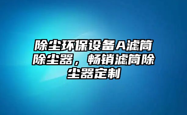 除塵環(huán)保設(shè)備A濾筒除塵器，暢銷(xiāo)濾筒除塵器定制